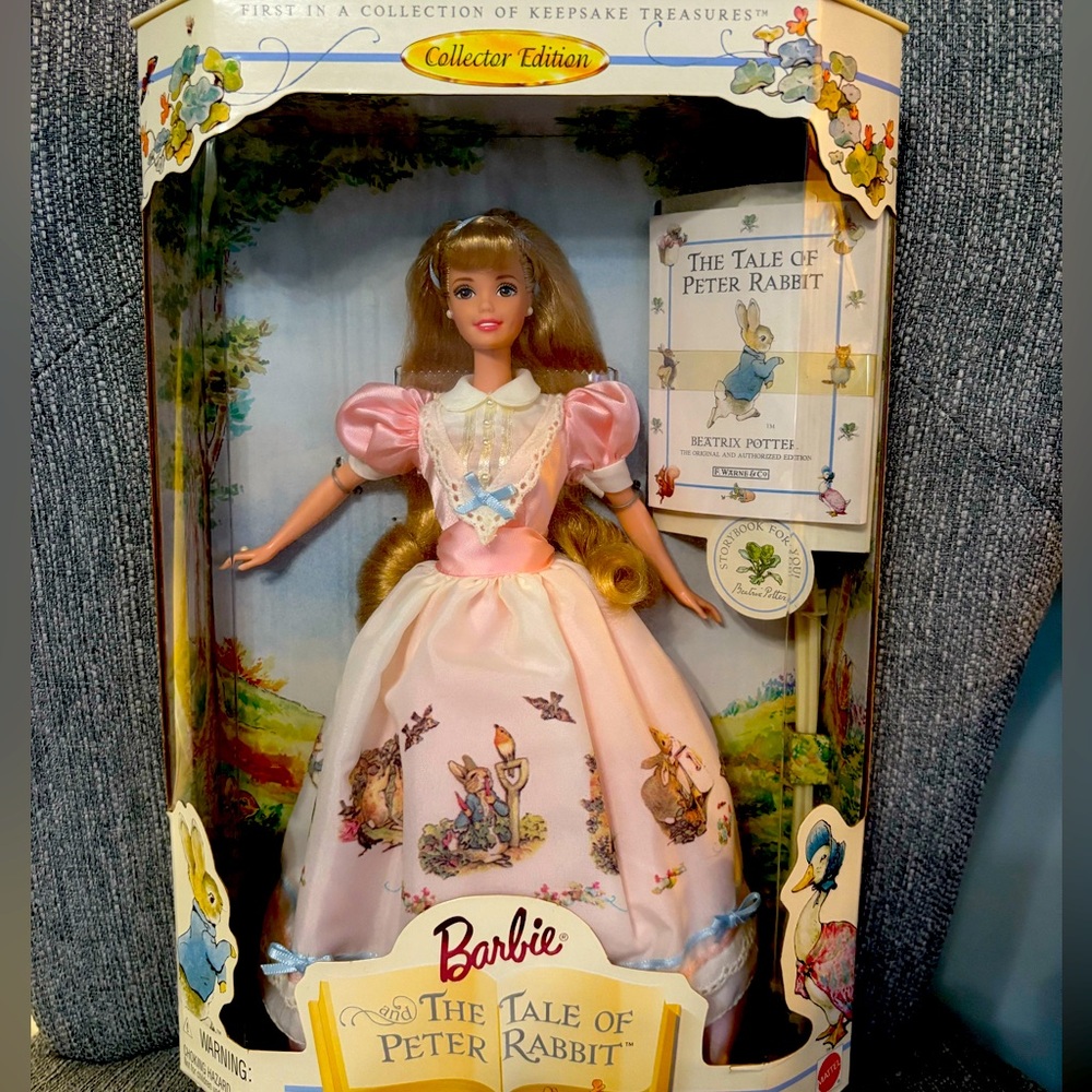 1997 The Tale of Peter Rabbit Barbie- mint condition